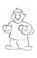 Buurman en Buurman kleurplaat 6
